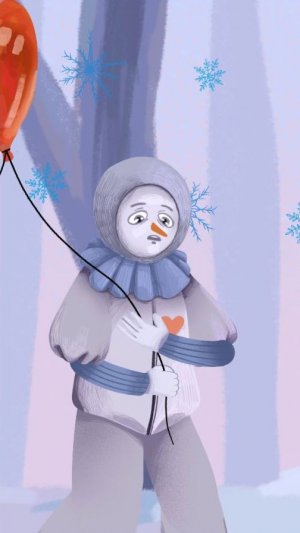СНЕГОВИК БОЛЬШОЕ СЕРДЦЕ #мультивариктв  #shorts