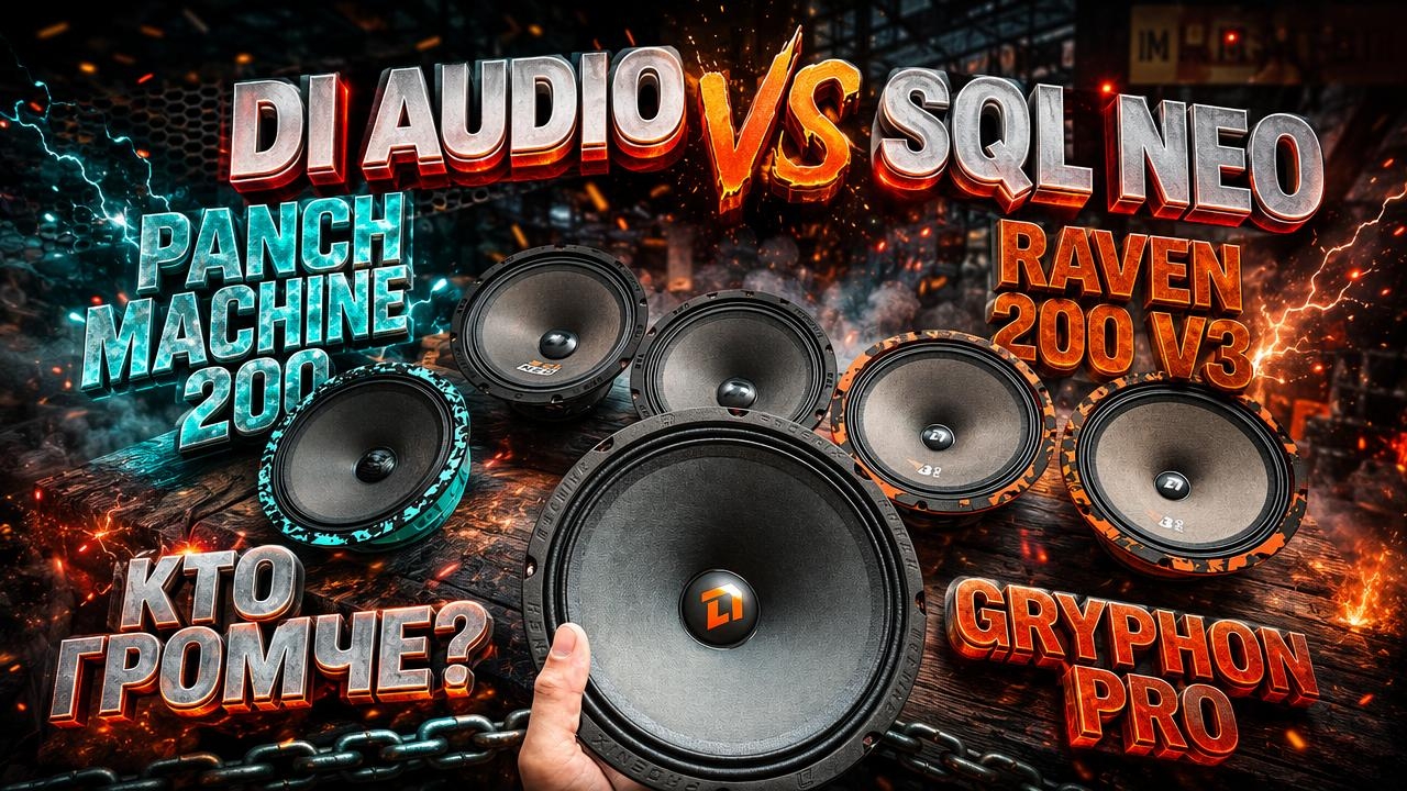 ОБЗОР +СРАВНЕНИЕ Panch Machine 200 ПРОТИВ СВОИХ БРАТИШЕК ОТ Dl Audio, Gryphon Pro, SQL Neo, Raven V3