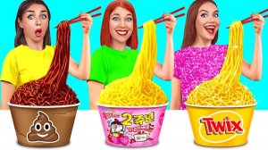 Бедная vs Богатая vs Ультра Богатая еда Челлендж # Потрясающие Кухонные Лайфхаки Jelly DO Chall
