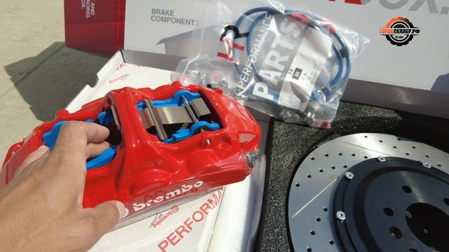Усиленные тормоза Brembo GT6 с дисками 405мм для Kia Mohave 2.