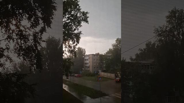 у нас вчера гроза была⛈️☔