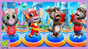 Игры Говорящего Тома.Новая Бекка Герой против Лунной Бекки.Кто Круче
