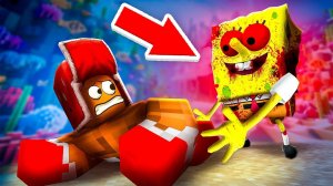 😱 ВОТ ПОЧЕМУ Моего Друга ПОХИТИЛ ЗЛОЙ ГУБКА БОБ в Майнкрафт! Minecraft