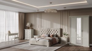 Коллекция классической мебели для спальни Лоренцо дуб сторсанд