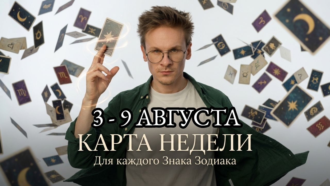 Карта Совет на неделю с 3 по 9 Августа для Всех Знаков Зодиака
