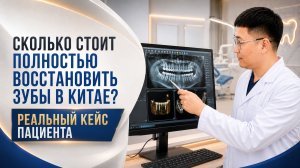 Сколько стоит полностью восстановить зубы в Китае? Реальный кейс пациента