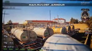 Удар FPV-дроном «КВН» по технологическому оборудованию компрессорной станции «Сумская» 💥🇷🇺👊
