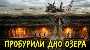 Озеро глубиной 3 метра проглотило буровую вышку. Озеро Пенёр (1980)