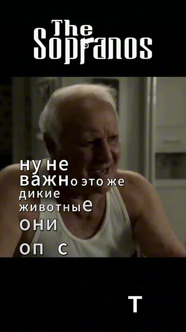 Сопрано спалился сказав не те слова с не теми людьми
