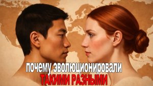 Почему европейцы и азиаты эволюционировали так по-разному: тайна?