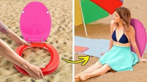 КРУТЫЕ ЛАЙФХАКИ ДЛЯ ЛЕТА И ПЛЯЖА, ЧТОБЫ НАСЛАЖДАТЬСЯ ОТПУСКОМ