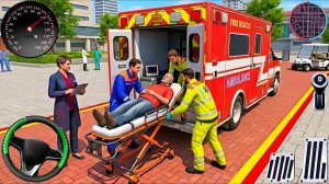 Скорая помощь 911 - Симулятор спасения в городе 3D. Геймплей, Android 🎮 Игры. Мультики для детей