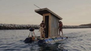 Перевезти деревянную уборную с материка на остров Кенгуру_x264