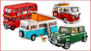 Сборка 4 легендарных автомобилей LEGO Creator Expert