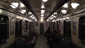 Ема 502 на 3 линий Петербургского метро 19.05.2015