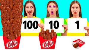 100 Слоев Еды Челлендж # Вкусные Кухонные Лайфхаки от MeMeMe Challenge