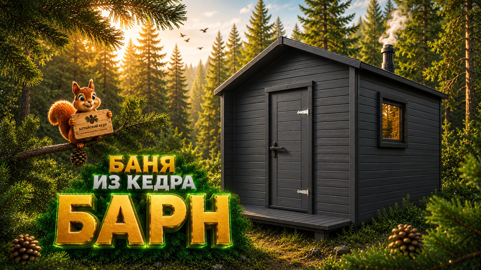 Баня в стиле Барнхаус