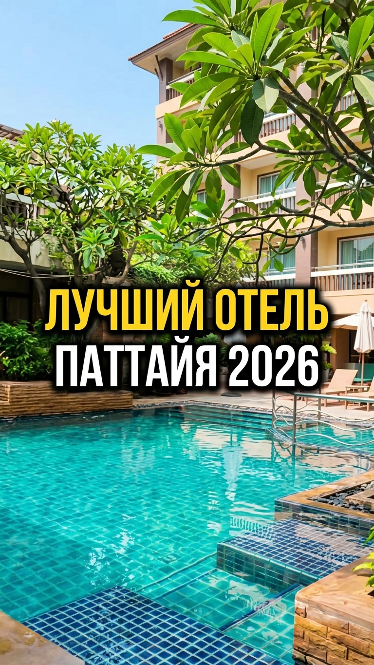 Лучший бюджетный отель на Джомтьене в Паттайе 👌👍 #физрукпалыч #путешествия #travel #паттайя2026