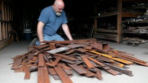 Мужчина построил мощный 20-тонный гидравлический пресс из металлолома своими руками. Полный процесс