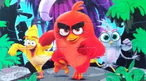 Ред спасает друзей - Собираем пазл Angry birds 2