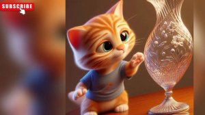 Котёнка ругает домработница 😞 за отсутствие мамы-кошки #aicatsvideos #cats #aicats #a