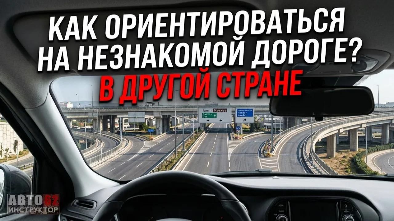 Учимся ориентироваться на незнакомых участках дорог.