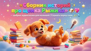 🐶 «Щенок Рыжик и потерянная варежка» — добрая зимняя сказка для малышей | Аудиосказка перед сном