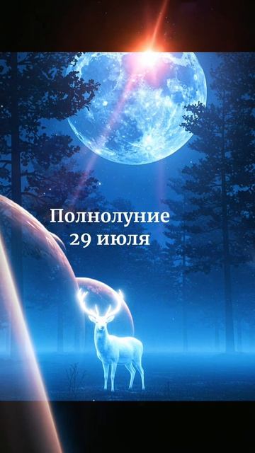 Полнолуние 29 июля