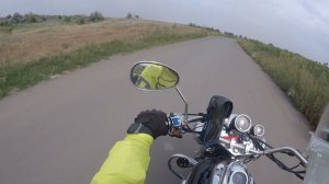 Накрыл ураган на тестовой поездке. Motoland Wolf 300.