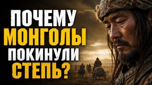 Что заставило монголов покинуть родные степи? Не войны. Не голод. Не кровь. Другое