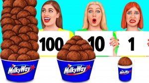 100 Слоев Еды Челлендж # Вкусные Кухонные Лайфхаки