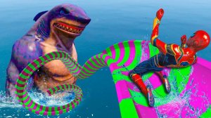 Человек-паук в GTA 5_ симуляция физики и стресс-тест на выживание