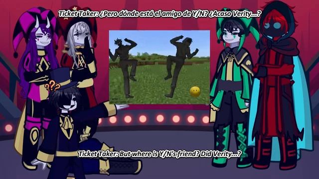 The Freak Circus React To Verity // 🇪🇸/🇺🇸 // Gacha React