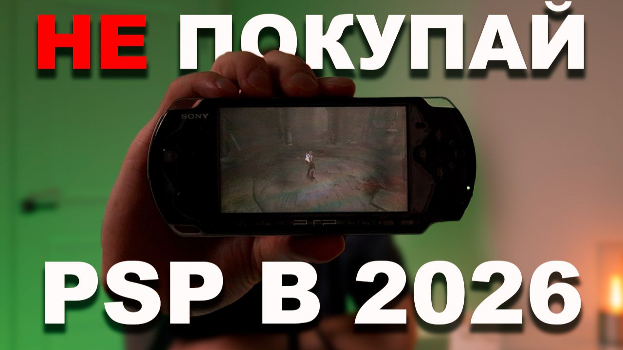 PSP В 2026. НОСТАЛЬГИЯ ИЛИ ПОЛНОЦЕННЫЙ ГАДЖЕТ? ВСЕ НЕ ТАК ОДНОЗНАЧНО.