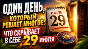 Один день, который решает многое. Что скрывает в себе 29 июля.