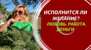 ИСПОЛНИТСЯ ЛИ ВАШЕ ЖЕЛАНИЕ? Работа, деньги, любовь. Глубокий расклад Таро. 3 позиции