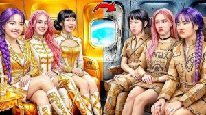 Богатые Девушки-охотницы Были Удочерены Бедной Пинки! K-pop Охотники На Демонов Против Сад