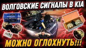 ВОЛГОВСКИЕ СИГНАЛЫ В KIA! МОЖНО ОГЛОХНУТЬ!