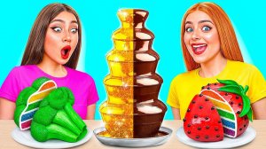 Шоколадный Фонтан Челлендж # Съедобная Битва c Funny DO Challenge
