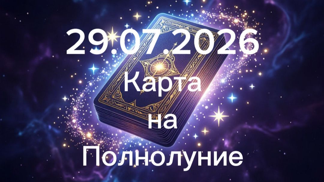 Таро на Полнолуние 29.07.2026