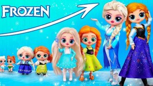 Эльза и Анна растут! 31 идея для кукол ЛОЛ