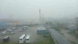 ШТОРМОВОЙ ВЕТЕР С ЛИВНЕМ ПРИШЕЛ ИЗ МОСКВЫ К НАМ И ОБРУШИЛСЯ НА ДЗЕРЖИНСК