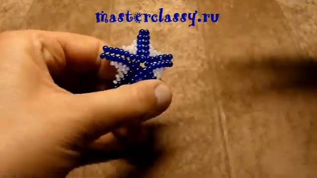 Объемная фигурка Морская звезда из бисера от Hand-made от сайта Masterclassy