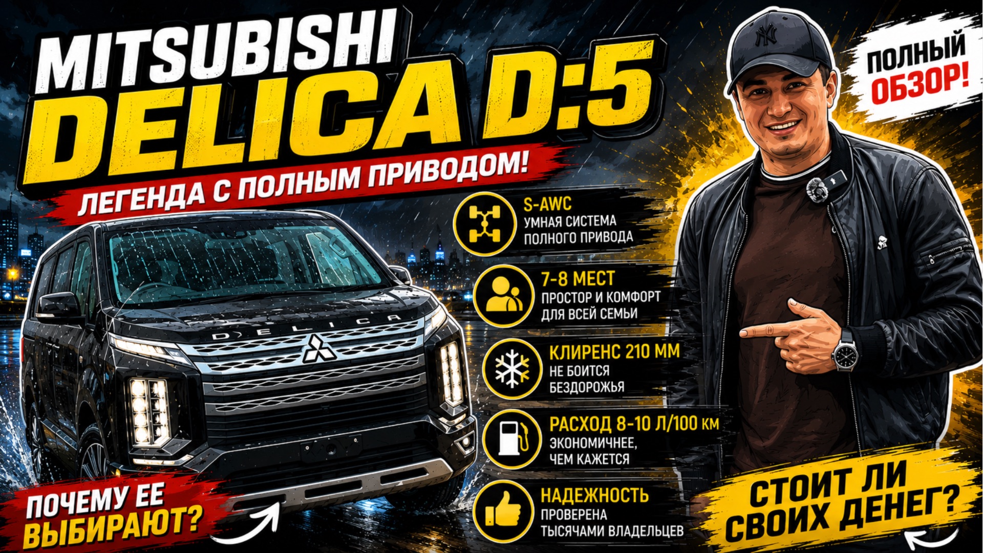 Mitsubishi Delica D:5 — автомобиль, который не имеет конкурентов?