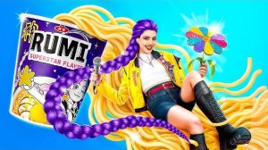 Руми из Хантрикс Нашла Волшебный Предмет!? Kpop Demon Hunters Исполняет Желание!!