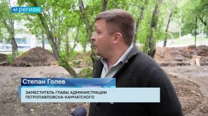 ПЕШЕХОДНЫЙ МАРШРУТ ОБУСТРАИВАЮТ НА ПОГРАНИЧНОЙ В СТОЛИЦЕ КАМЧАТКИ • НОВОСТИ КАМЧАТКИ