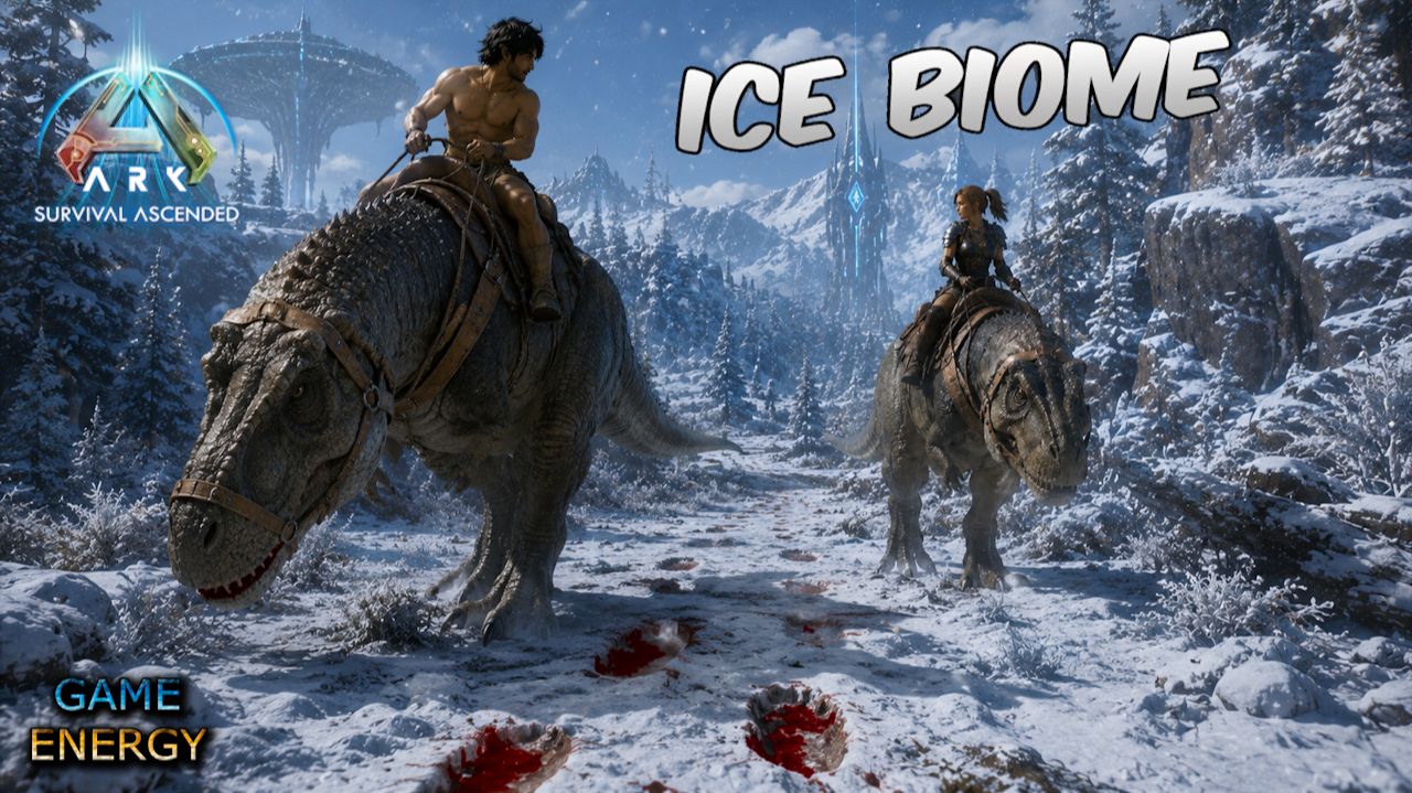 Снежный биом. Часть первая. ARK Ascended. 8-ой день. Восьмой сезон. GENESIS #GAME ENERGY