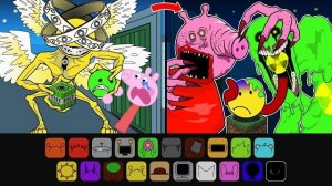 Incredibox Sprunki Retake Sinner Edition: ИСТИННЫЙ БОГ x ЛЮБОПЫТСТВО, прятки со злом PEPPA.EXE