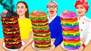 Кулинарный Челлендж# Я против Бабушки # Эпичная Битва с Едой от KaZaZa Challenge