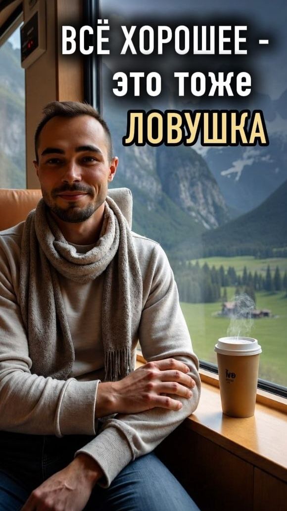 Хорошие времена - тоже ловушка.Одинаковое отношение ко всему - путь к настоящему спокойствию